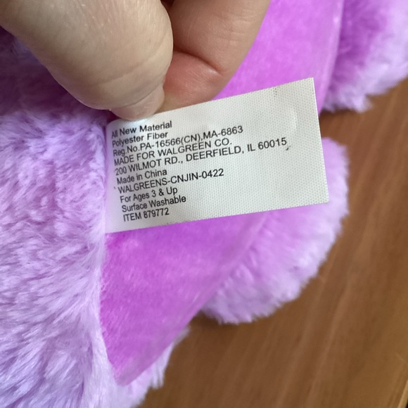 Hug Me Light Up Stuffed Animal light purple Owl 14” Tall Ages 3+Squishy - Picture 4 of 9